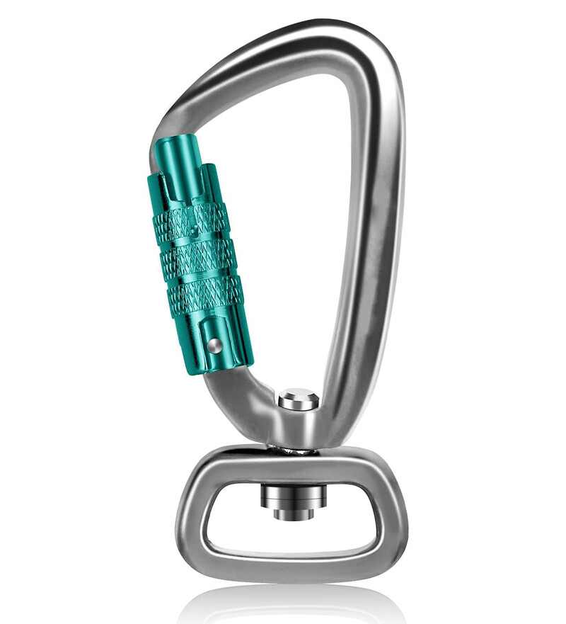 4KN 360° rotirajući spinner karabiner zakretna karabinerska kopča Kuka za povodac za kućne ljubimce Mali karabiner s automatskim zaključavanjem Viseća kopča