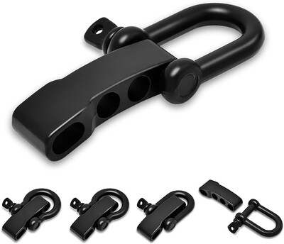 Kopča za narukvicu Paracord od 4 komada, podesiva metalna kopča za pramčano sidro, D kopča za okove, bočno otpuštanje za dodatke za narukvice za preživljavanje