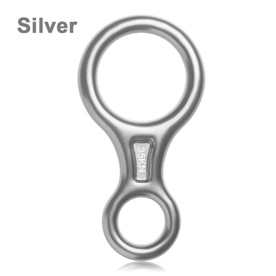 Rock Climbing Descender 35KN Εικόνα 8 Word Rope Descender Climbing Ring Downhill Eight Ring Gear Climbing Device Equipment