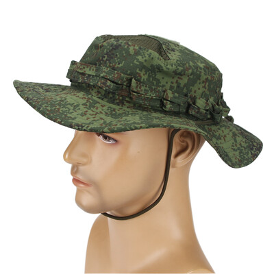 Νέο καπέλο καμουφλάζ Boonie καπέλο φαρδύ γείσο Ανδρικά σπορ Ψάρεμα Πεζοπορία Κυνήγι Πτυσσόμενο μαλακό καπέλο