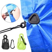 Užitočná núdzová vonkajšia kempingová prežitková priechodka na stan, spona na pevný baldachýn, plachta na markízu