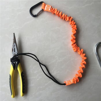 Safety Bungee Tether Tool Lanyard with Carabiner Hook Climbing Working Anti-Falling Safety Rope Aerial Work Climbing Αξεσουάρ