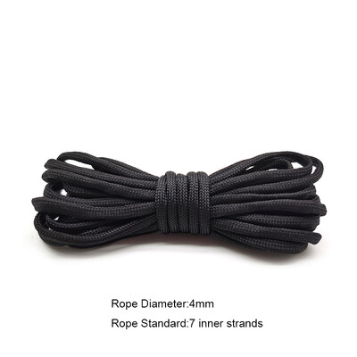 550 Paracord Parachute Cord Lanyard Tent Rope Guyline Mil Spec Type III 7 Strand 50FT 100FT for πεζοπορία κάμπινγκ