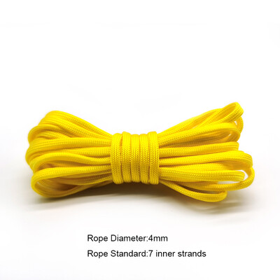 550 Paracord Parachute Cord Lanyard Tent Rope Guyline Mil Spec Type III 7 Strand 50FT 100FT for πεζοπορία κάμπινγκ