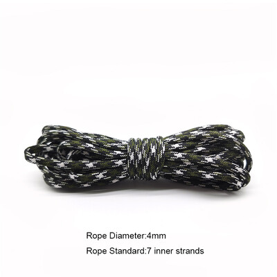 550 Paracord Parachute Cord Lanyard Tent Rope Guyline Mil Spec Type III 7 Strand 50FT 100FT for πεζοπορία κάμπινγκ