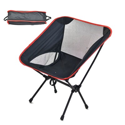 Vonkajšia skladacia stolička, ľahká na prenášanie, kempingové náradie, skladacia cestovná pikniková stolička na rybolov, voľný čas na pláži