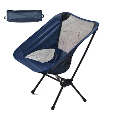 Vonkajšia skladacia stolička, ľahká na prenášanie, kempingové náradie, skladacia cestovná pikniková stolička na rybolov, voľný čas na pláži