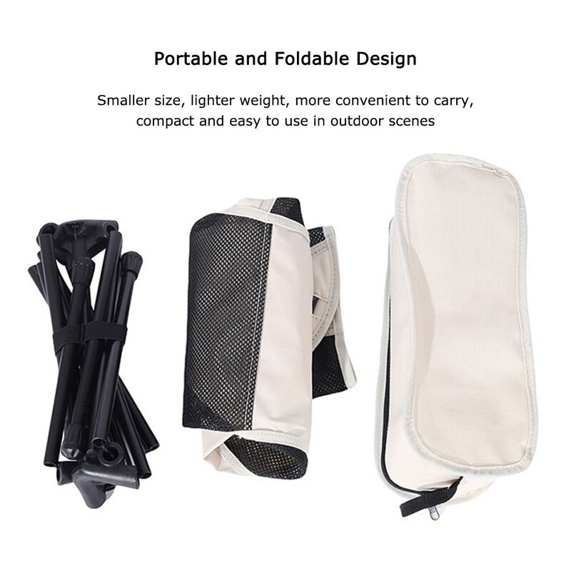 Vonkajšia skladacia stolička, ľahká na prenášanie, kempingové náradie, skladacia cestovná pikniková stolička na rybolov, voľný čas na pláži