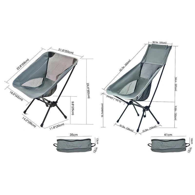 Vonkajšia skladacia stolička, ľahká na prenášanie, kempingové náradie, skladacia cestovná pikniková stolička na rybolov, voľný čas na pláži