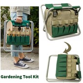 Hot Organizer Gardening Tote Bag Lawn Yard Bag Green Storage Bag Carrier Capacity Gardening Tool Kit