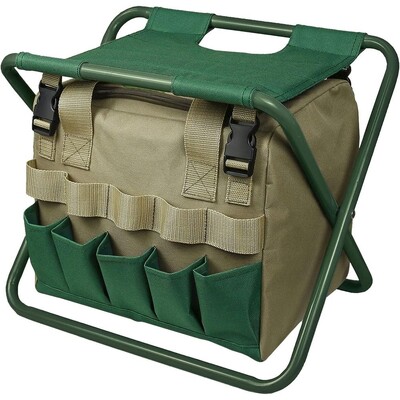 Hot Organizer Gardening Tote Bag Lawn Yard Bag Green Storage Bag Carrier Capacity Gardening Tool Kit