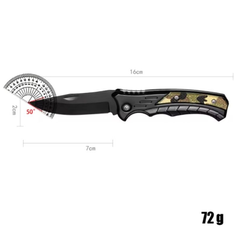 Roostevabast terasest kokkupandav nuga filee nuga kalapüügipaadi püügitarvikud hõlpsasti kaasaskantava matkaliha lõikamise PP käepidemega