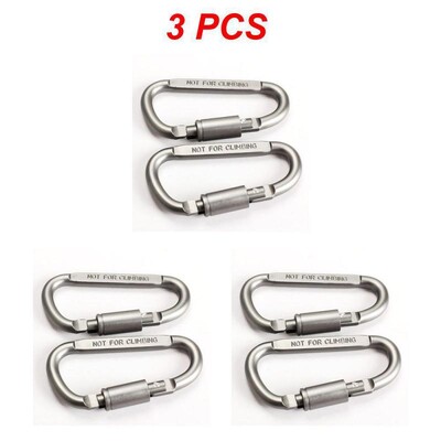 Παρτίδα 1~10 τεμ. Carabiner Travel Kit Εξοπλισμός Κάμπινγκ Κράμα αλουμινίου Survival Gear Camp Mountaineering Hook Carabiner Camping