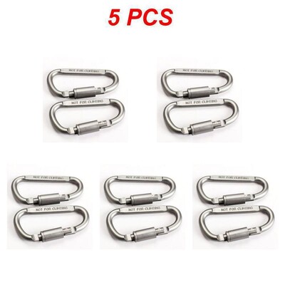 Παρτίδα 1~10 τεμ. Carabiner Travel Kit Εξοπλισμός Κάμπινγκ Κράμα αλουμινίου Survival Gear Camp Mountaineering Hook Carabiner Camping