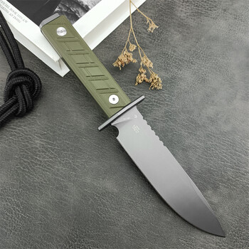 0006 Protable Fixed Hunting Knife D2 Blade G10 Handles Hunting Tactical Knives Camping Utility EDC Multitool with Kydex Sheath