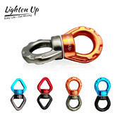 30KN Dodaci Univerzalni Yoga Gimbal Ring Rotacijski konektor Rotacijska viseća mreža Swing Spinner Rope Rope Connector Rock 카라비너