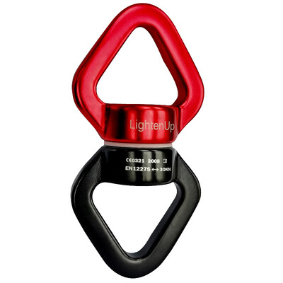 30KN Dodaci Univerzalni Yoga Gimbal Ring Rotacijski konektor Rotacijska viseća mreža Swing Spinner Rope Rope Connector Rock 카라비너