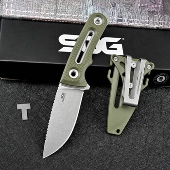 Доставчик FX Combat Fixed Blade Knife 154CM Blade Green G10 Handle Outdoor Portable Tactical Knife Camping Hunting EDC Multitool