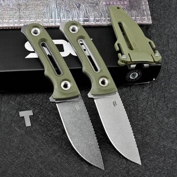 Доставчик FX Combat Fixed Blade Knife 154CM Blade Green G10 Handle Outdoor Portable Tactical Knife Camping Hunting EDC Multitool