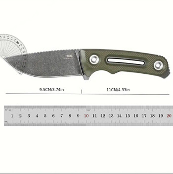 Доставчик FX Combat Fixed Blade Knife 154CM Blade Green G10 Handle Outdoor Portable Tactical Knife Camping Hunting EDC Multitool