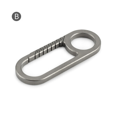 Dodaci za privjesak za ključeve Kopča od legure titana Vanjski EDC džep za alat Brze kuke za kampiranje