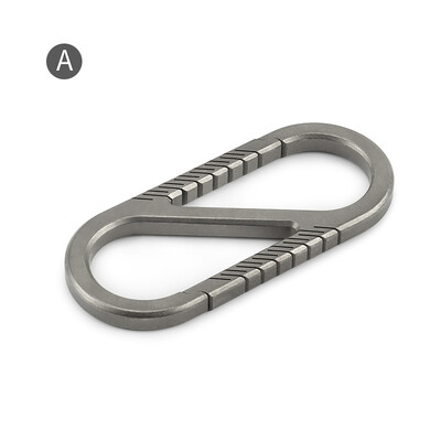 Dodaci za privjesak za ključeve Kopča od legure titana Vanjski EDC džep za alat Brze kuke za kampiranje