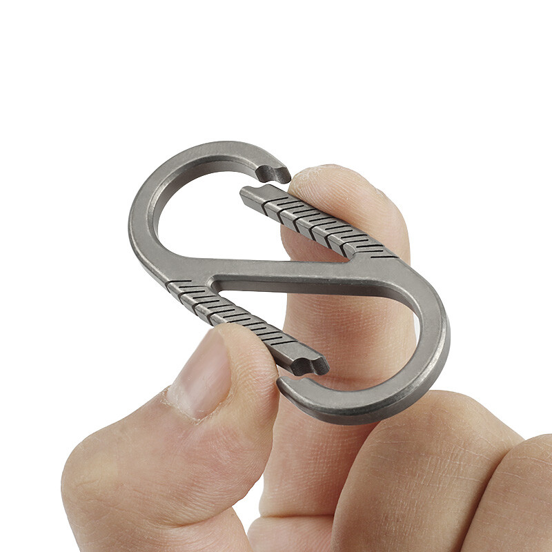 Dodaci za privjesak za ključeve Kopča od legure titana Vanjski EDC džep za alat Brze kuke za kampiranje