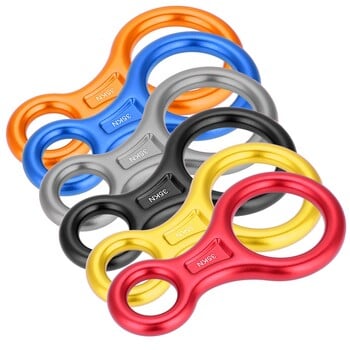 Climbing 35KN Descender Descender Rappel Ring Rock Climbing Gear Climbing 8 Ring for Climbing Outdoor Women Men