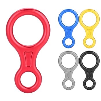 Climbing 35KN Descender Descender Rappel Ring Rock Climbing Gear Climbing 8 Ring for Climbing Outdoor Women Men