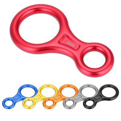 Катерене 35KN Descender Descender Rappel Ring Оборудване за скално катерене Climbing 8 Ring за катерене на открито Жени Мъже