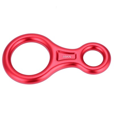Climbing 35KN Descender Descender Rappel Ring Rock Climbing Gear Climbing 8 Ring for Climbing Outdoor Women Men