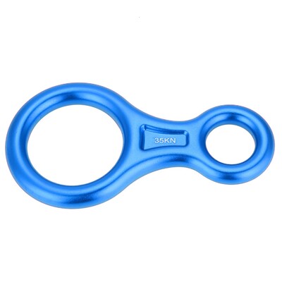 Climbing 35KN Descender Descender Rappel Ring Rock Climbing Gear Climbing 8 Ring for Climbing Outdoor Women Men