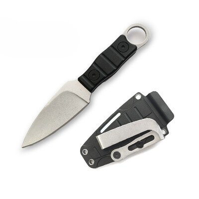 Black Thorn Stone Wash ühe servaga/Z/V, suure kõvadusega ellujäämisnuga matkamiseks kaasaskantav taktikaline nuga, multifunktsionaalne rõngasnuga