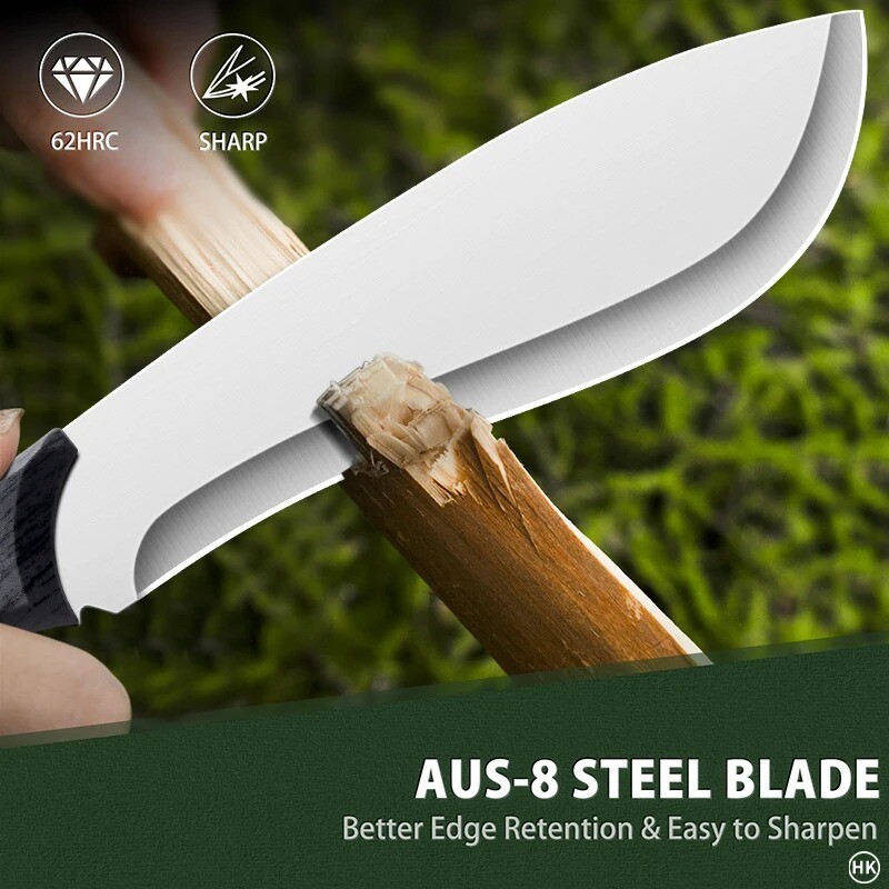 Velika mačeta za kampiranje na otvorenom pogodna za teško sjeckanje, rad u dvorištu i čišćenje džungle, koristi se kao veliki ravni nož