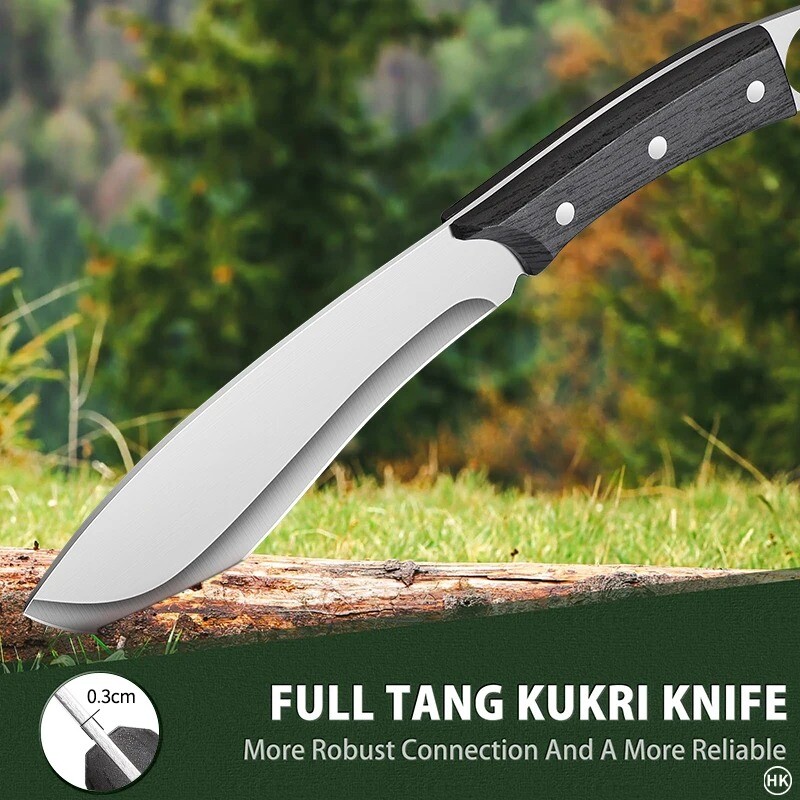 Velika mačeta za kampiranje na otvorenom pogodna za teško sjeckanje, rad u dvorištu i čišćenje džungle, koristi se kao veliki ravni nož