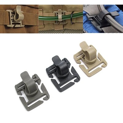 Drink Tube Clip Σφιγκτήρας σωλήνα σωλήνα νερού Σακίδιο πλάτης molle ιμάντα Molle πόρπη υπαίθρια κατασκήνωση προσάρτηση web Hydration Hydrolink Κύστη