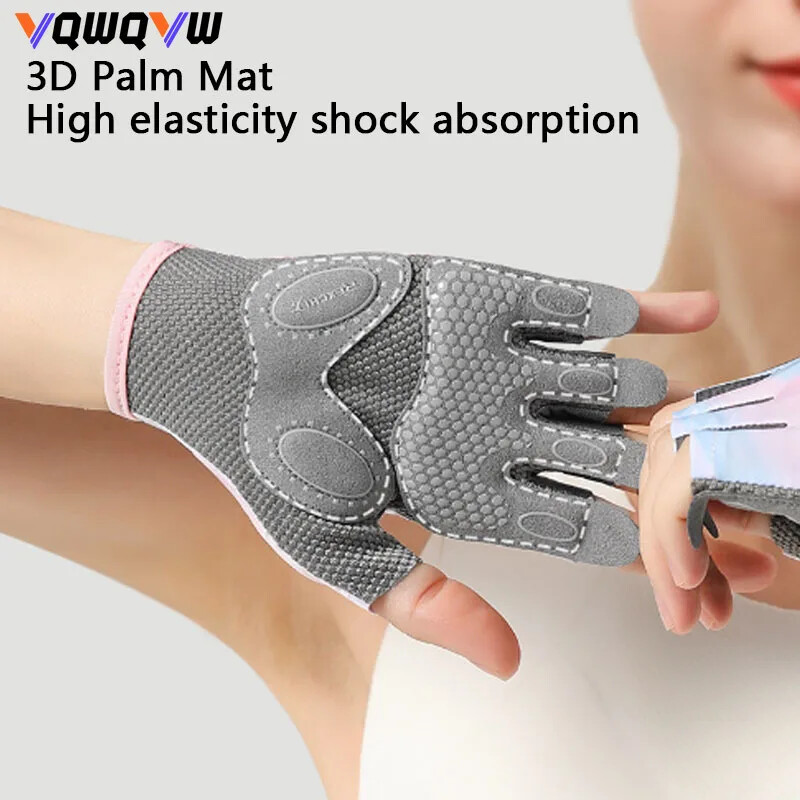 1 Ζευγάρι Γάντια Προπόνησης για Άντρες και Γυναίκες, Ελαφρά αναπνεύσιμα γάντια για γυμναστήριο, Άρση Βαρών, Γυμναστική, Αναρρίχηση, Άρση Βαρών, Ποδηλασία