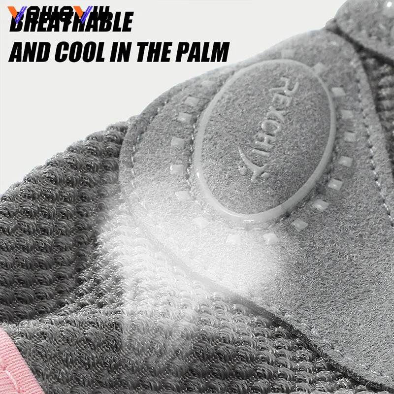 1 Ζευγάρι Γάντια Προπόνησης για Άντρες και Γυναίκες, Ελαφρά αναπνεύσιμα γάντια για γυμναστήριο, Άρση Βαρών, Γυμναστική, Αναρρίχηση, Άρση Βαρών, Ποδηλασία