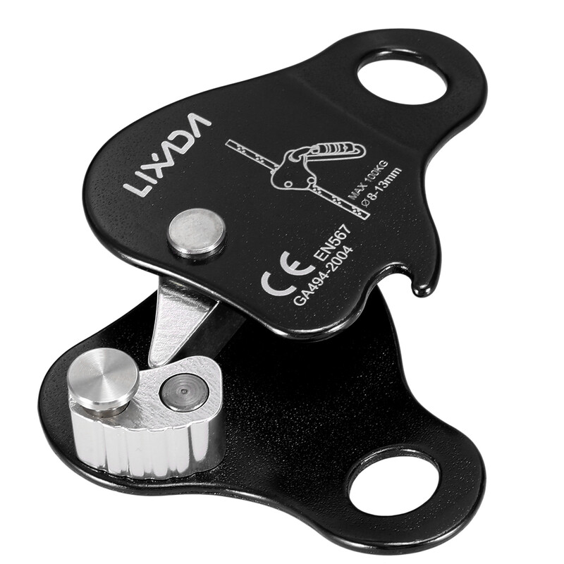 Lixada Climbing Ascender Arborist Climbing Rope Protection Belay Device Grip Outdoor Climbing Oprema 8-13MM Planinsko penjanje