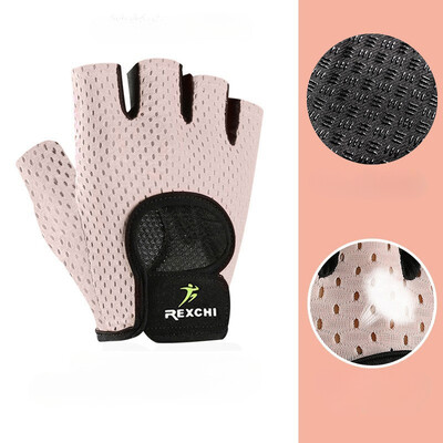 Γάντια γυμναστικής άρσης βαρών Γάντια γυμναστικής ανδρών γυναικών Fitness Bodybuilding προπόνηση Χεριών Αντιολισθητικό προστατευτικό παλάμης Γάντια ποδηλασίας με μισό δάχτυλο