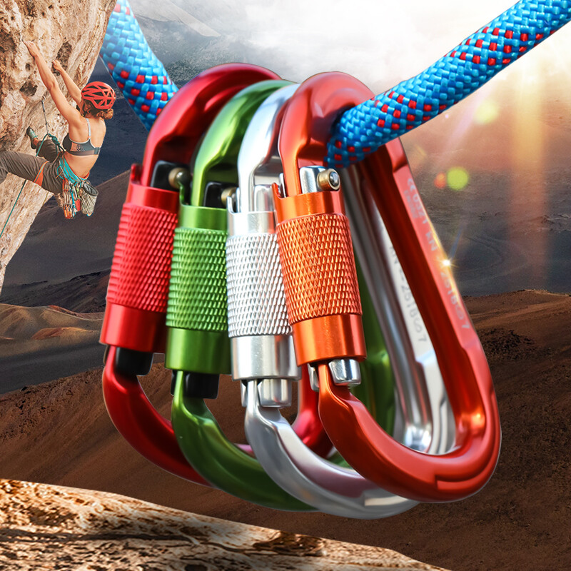CLIWIZ Brand 7075 Aviation Aluminium 25KN Mountaineering Caving Rock Climbing Automatic Lock Carabiner με πιστοποιητικά CE\UIAA