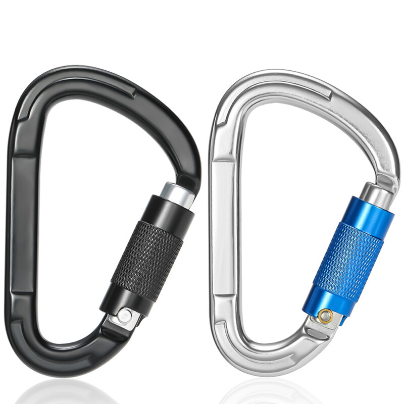 CLIWIZ Brand 7075 Aviation Aluminium 25KN Mountaineering Caving Rock Climbing Automatic Lock Carabiner με πιστοποιητικά CE\UIAA