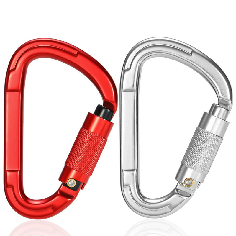 CLIWIZ Brand 7075 Aviation Aluminium 25KN Mountaineering Caving Rock Climbing Automatic Lock Carabiner με πιστοποιητικά CE\UIAA