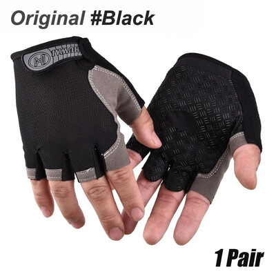 Weightlifti Gym Gloves Fitness Training Fingerless Άνδρες Γυναίκες Bodybuilding Άσκηση Αθλητικά Γάντια Ποδηλασία Αντιολισθητική Αναπνοή