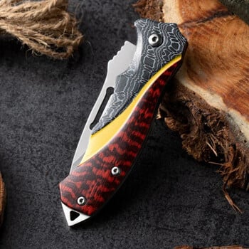 Πτυσσόμενο μαχαίρι Tactical Survival Knives Hunting Camping Blade Edc Multi High Hardness Survival Knife Pocket υπαίθριο κάμπινγκ