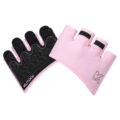 KUTOOK Gym Fitness Half Finger Gloves Ανδρικά Γυναικεία για Crossfit Workout Γάντια Power Weight Lifting Bodybuilding Hand Protector
