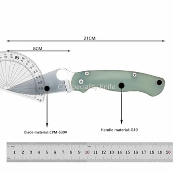 ΝΕΟ C81 Πτυσσόμενο μαχαίρι με ρουλεμάν τσέπης CPM-S30V Λεπίδα G10 Λαβή κυνηγιού Τακτικά μαχαίρια εξωτερικού χώρου Κάμπινγκ Εργαλείο αυτοάμυνας EDC