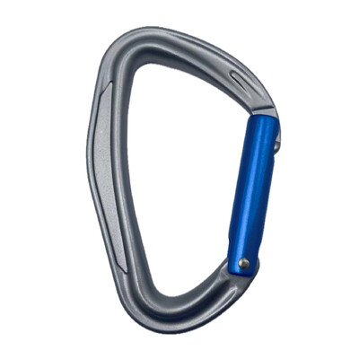 CLIWIZ SGM7118 Curbat D-Dreaptă UIAA Certificat CE Carabinier pentru alpinism 23kN 7075 Carabinier din aluminiu Cârlig de siguranță pentru alpinism