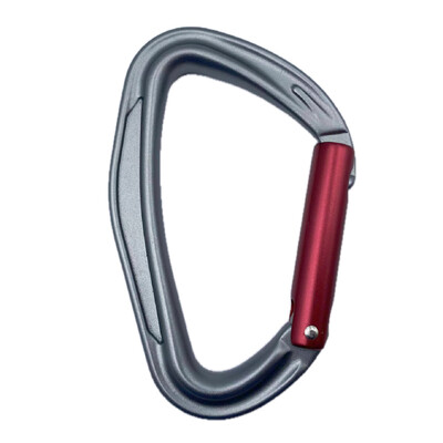 CLIWIZ SGM7118 Curbat D-Dreaptă UIAA Certificat CE Carabinier pentru alpinism 23kN 7075 Carabinier din aluminiu Cârlig de siguranță pentru alpinism
