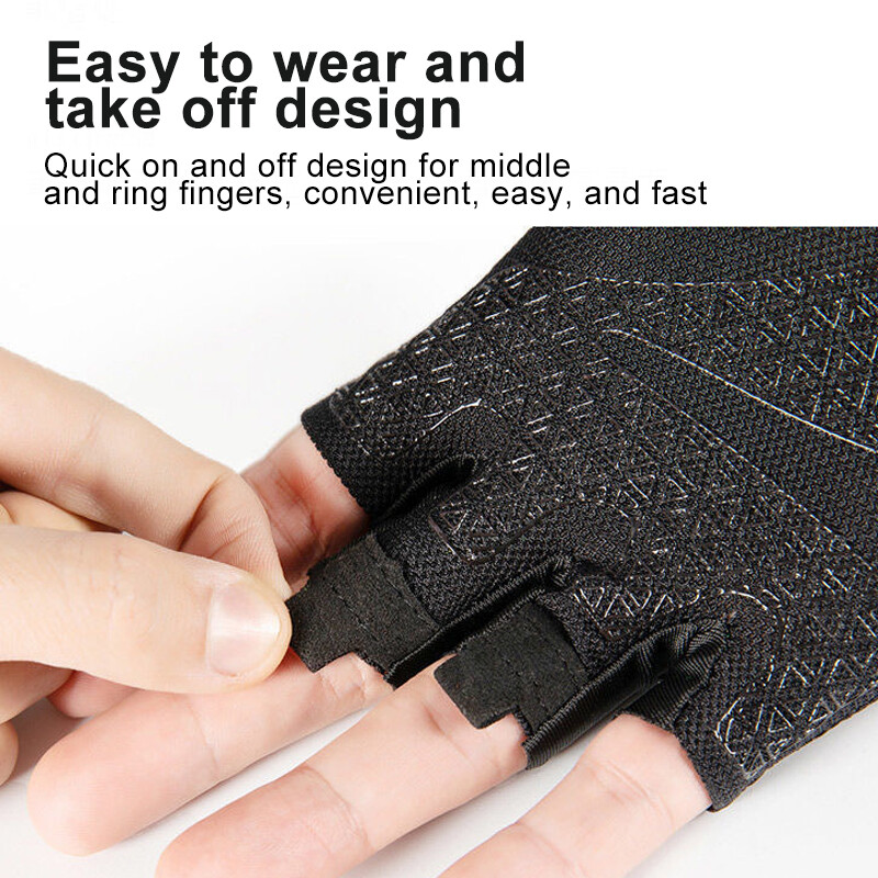 Γάντια γυμναστικής Αντιολισθητικά γάντια σιλικόνης ανθεκτικά στη φθορά Γάντια ποδηλασίας εξωτερικού χώρου Αθλητικά γάντια για άνδρες Γυναικεία Universal One Size